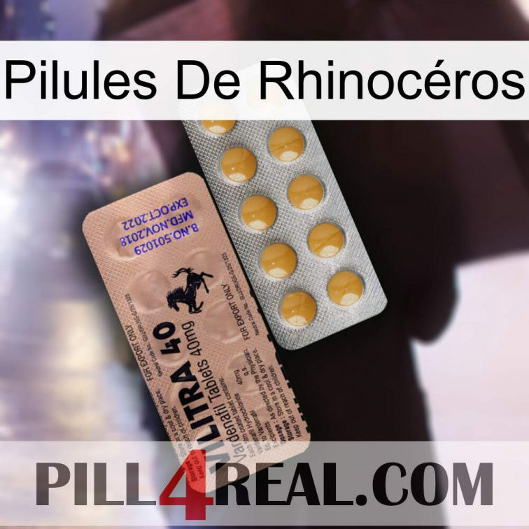 Pilules De Rhinocéros 41
